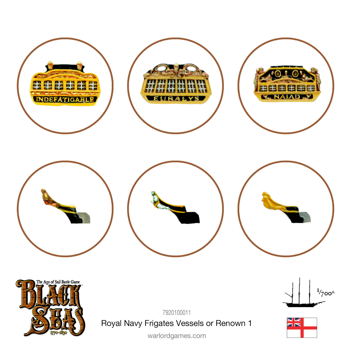 Royal Navy Frigates Named ships Pack 1