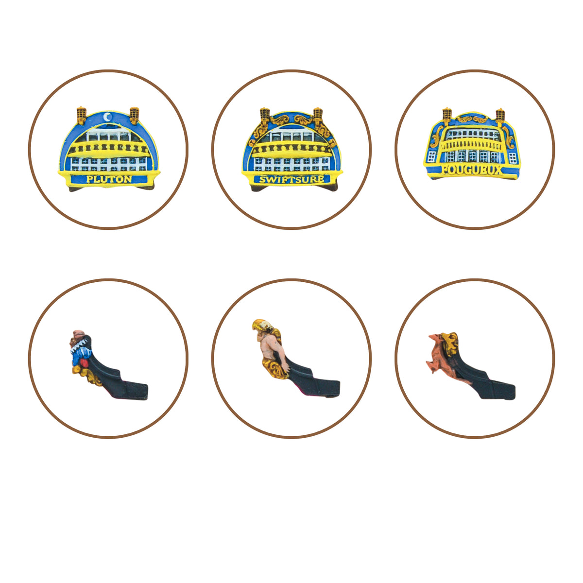 FRENCH 3rd Rates Named ships Pack 4