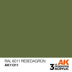 RAL 6011 Resedagrün
