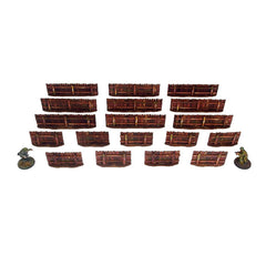 Pre-Painted WW2 Ostfront Village Low Fence