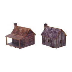 Pre-Painted American Houses (Epic Battles Scale)