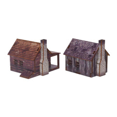 Pre-Painted American Houses (Epic Battles Scale)