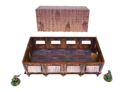 Pre-Painted WW2 Pacific Barracks (1)