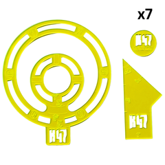 Konflikt '47 Acrylic Objectives and Template Set