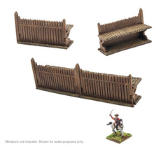 Black Powder Epic Battles: Revolution! - Palisade Walls (Straight)