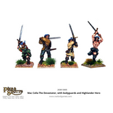 Mac Colla "The Devastator", with bodyguards and Highlander Hero