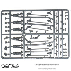 Landsknecht Pikemen Sprue