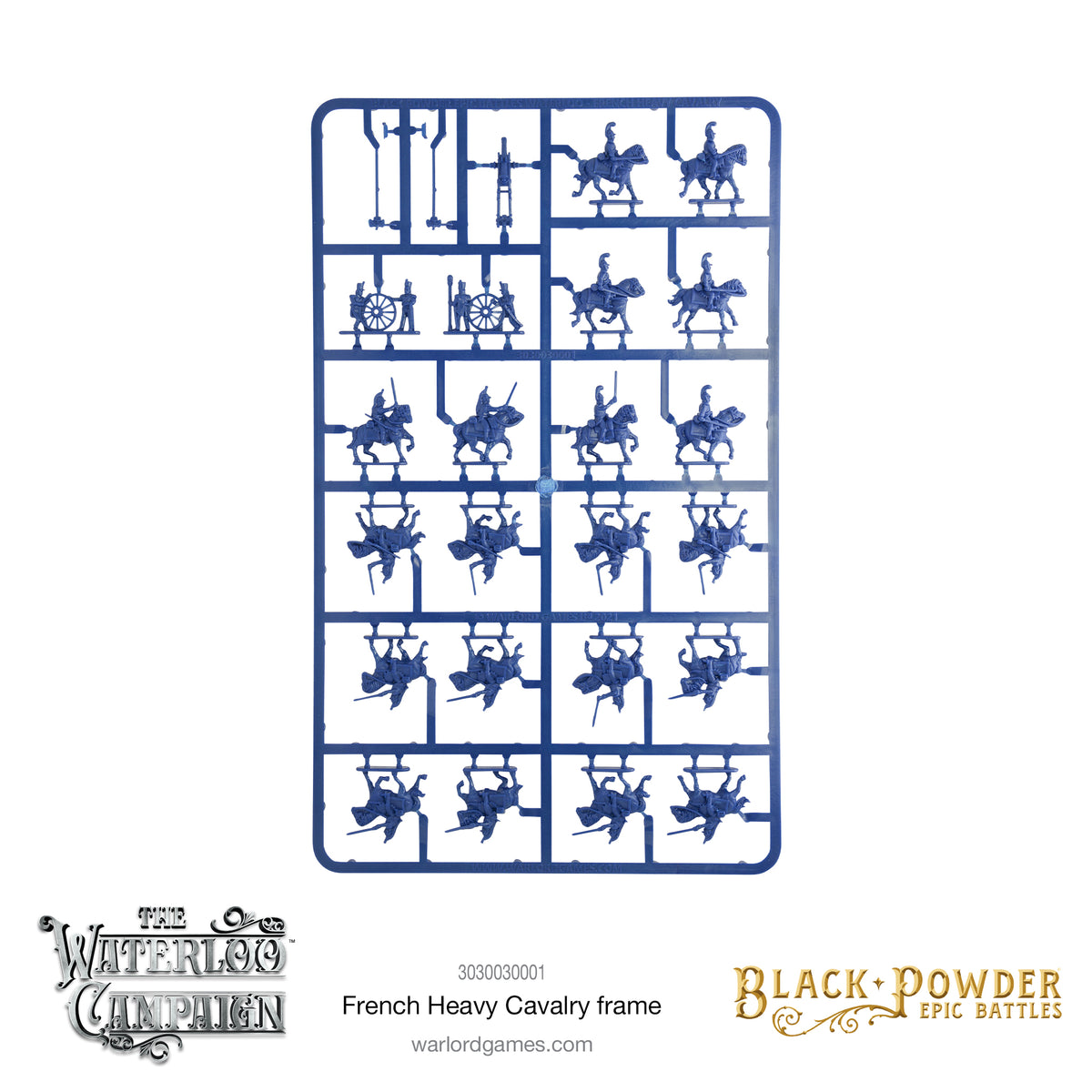 Epic Battles Waterloo -  French Heavy Cavalry Sprue