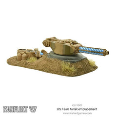 US Tesla turret emplacement