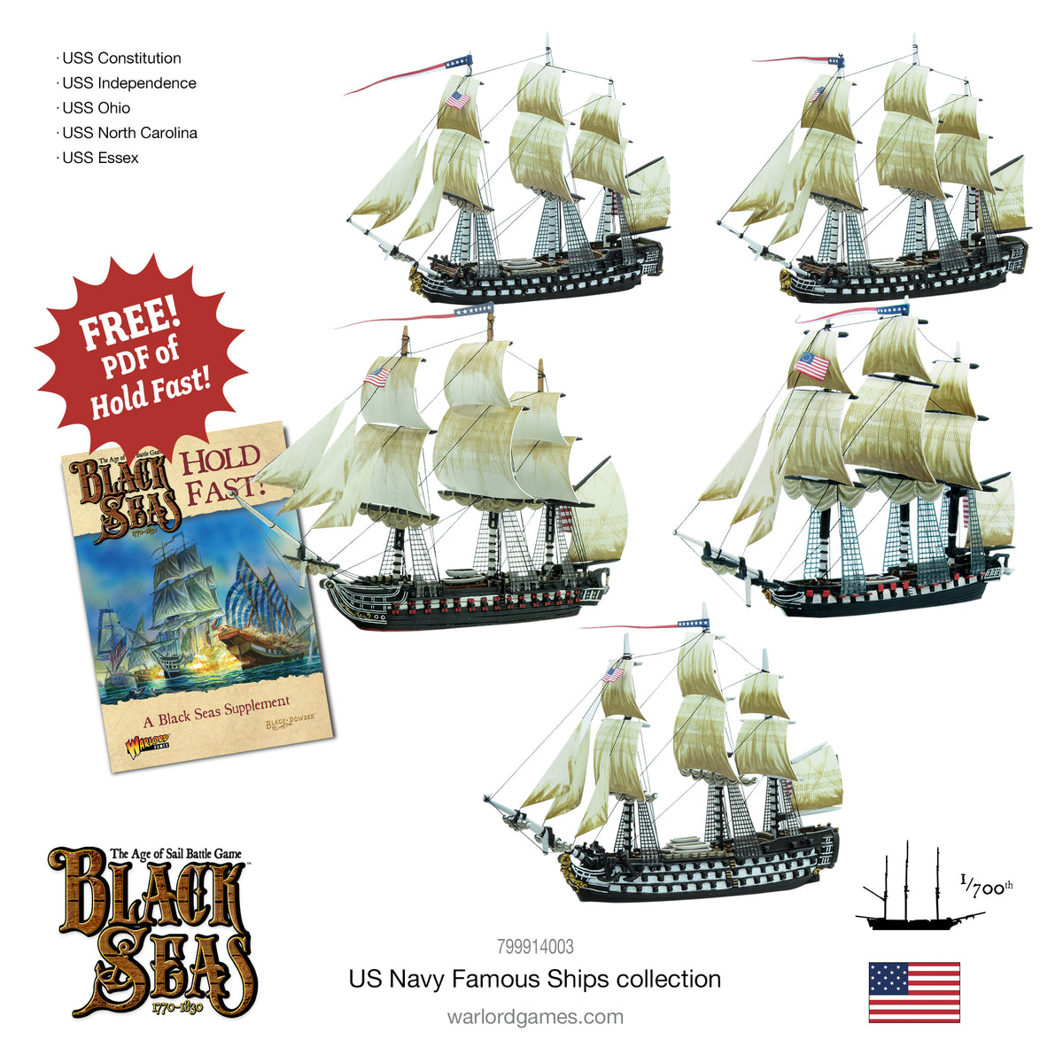 Black Seas: United States Famous Ships Bundle