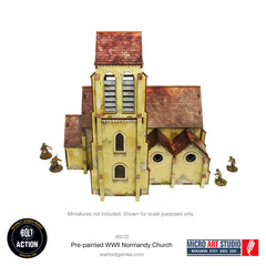 Pre-painted WW2 Normandy Church