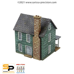 North American Planked House with Porch