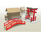 Feudal Japan Scenery Set
