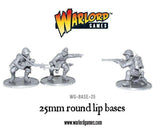 25mm round lip bases sprue