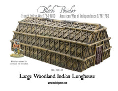 Large Woodland Indian Longhouse