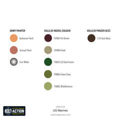 US Marines Platoon plastic box set