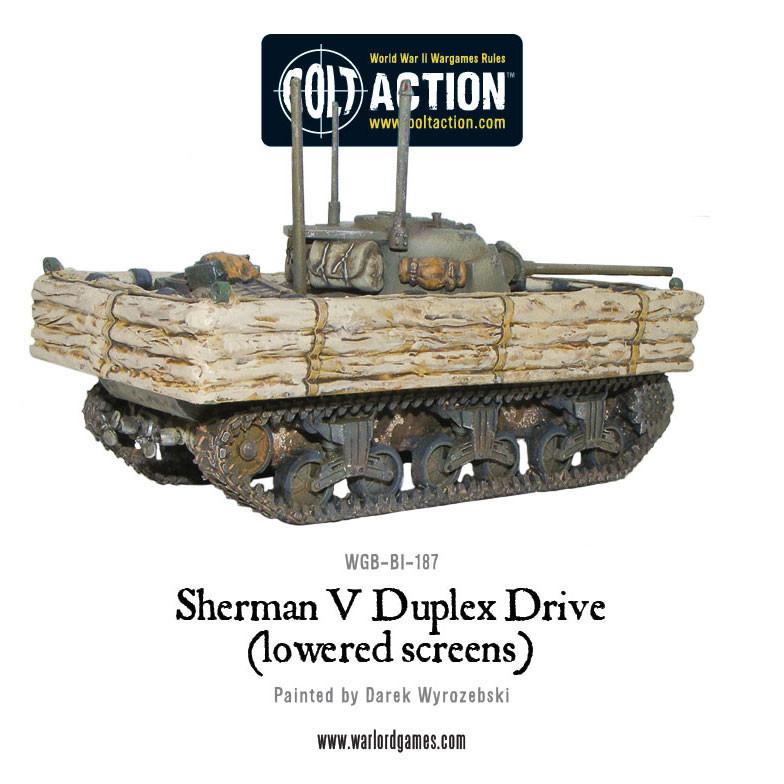 Sherman V Duplex Drive (lowered screens)