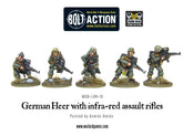 German Heer with infra-red assault rifles