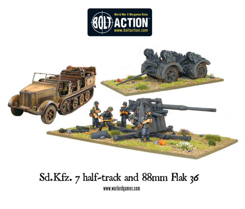 Sd.Kfz 7 and 88mm Flak gun Sd.Kfz 7 and 88mm Flak gun