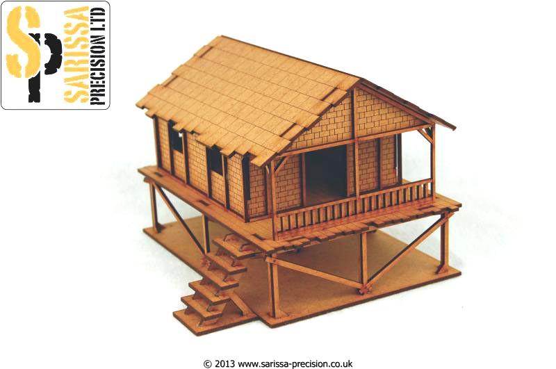 Woven Palm Style Village House