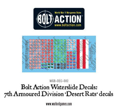 7th Armoured Division 'Desert Rats' decals