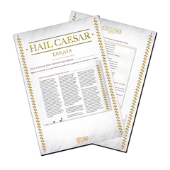 Hail Caesar (2nd edition) Errata