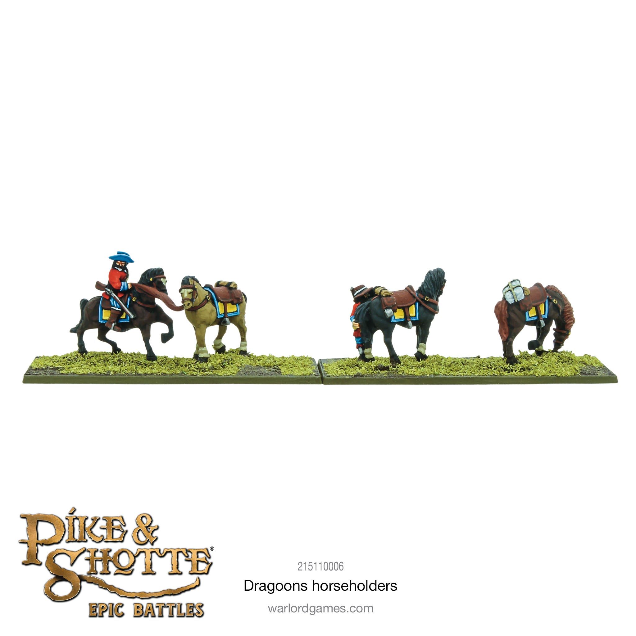 Pike & Shotte Epic Battles - Dragoons horseholders
