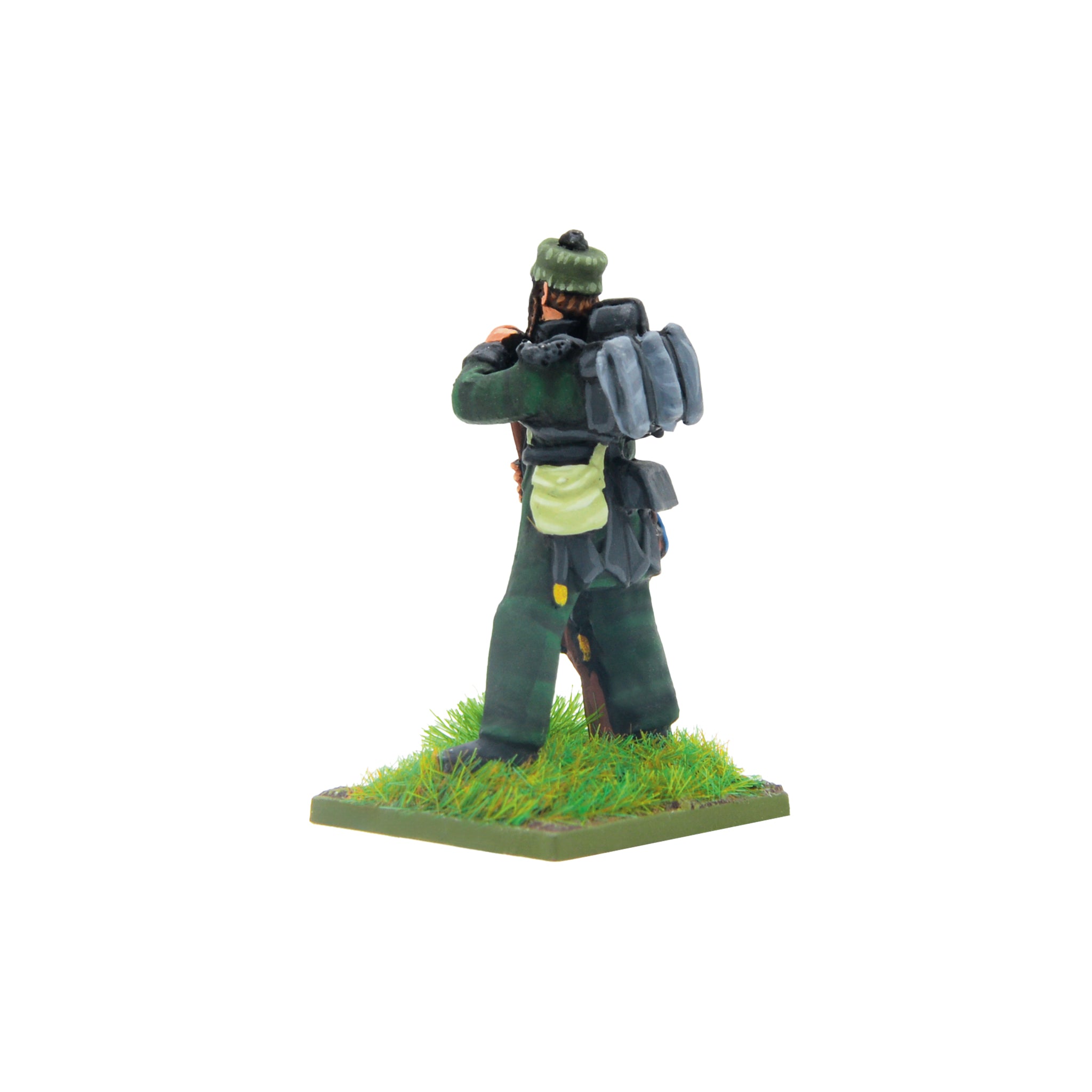 Crimean War British Rifle Brigade in forage caps command