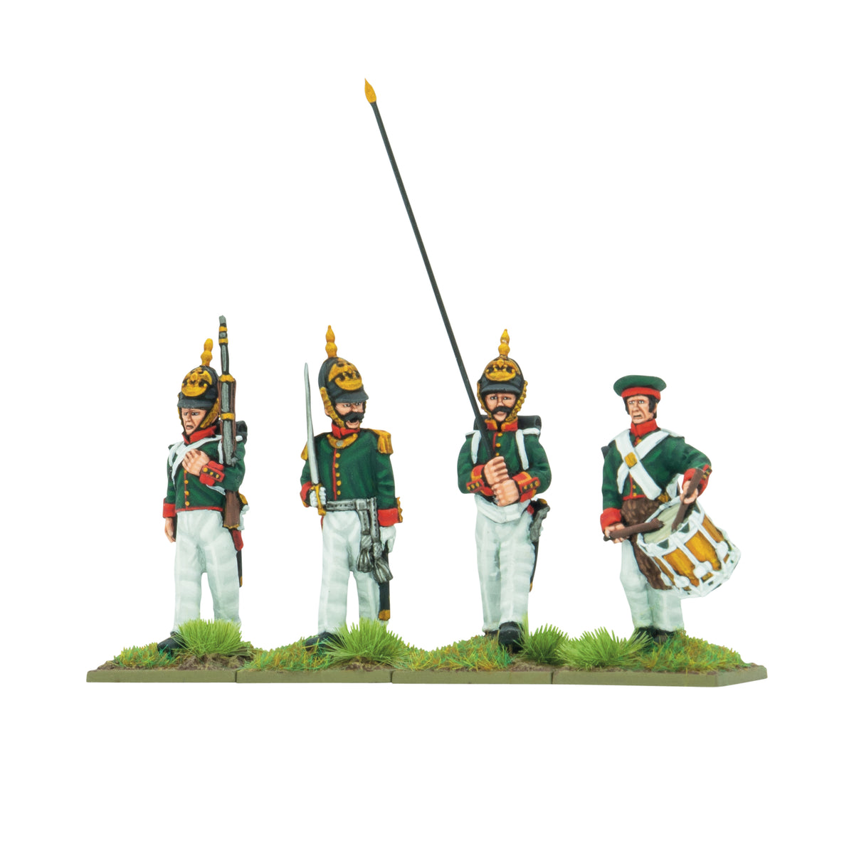 Crimean War Russian infantry in summer dress command