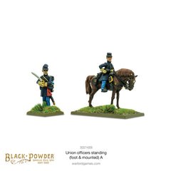 Union Officers standing (foot & mounted) A