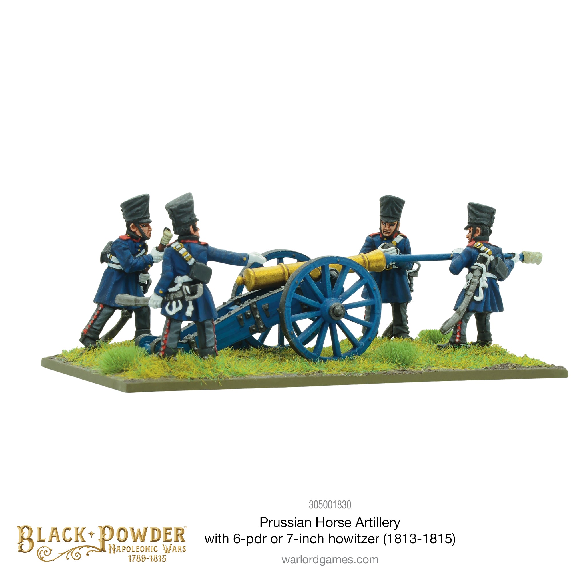 Napoleonic Prussian Horse Artillery with 6-pdr (1813-1815)