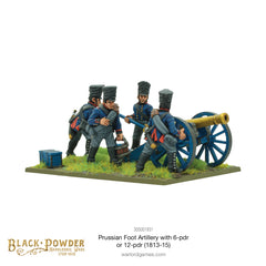 Napoleonic Prussian Foot Artillery with 6- or 12-pdr (1813-15)