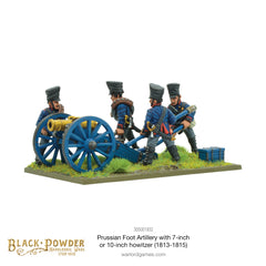 Napoleonic Prussian Foot Artillery with 7 or 10-inch Howitzer (1813-1815)