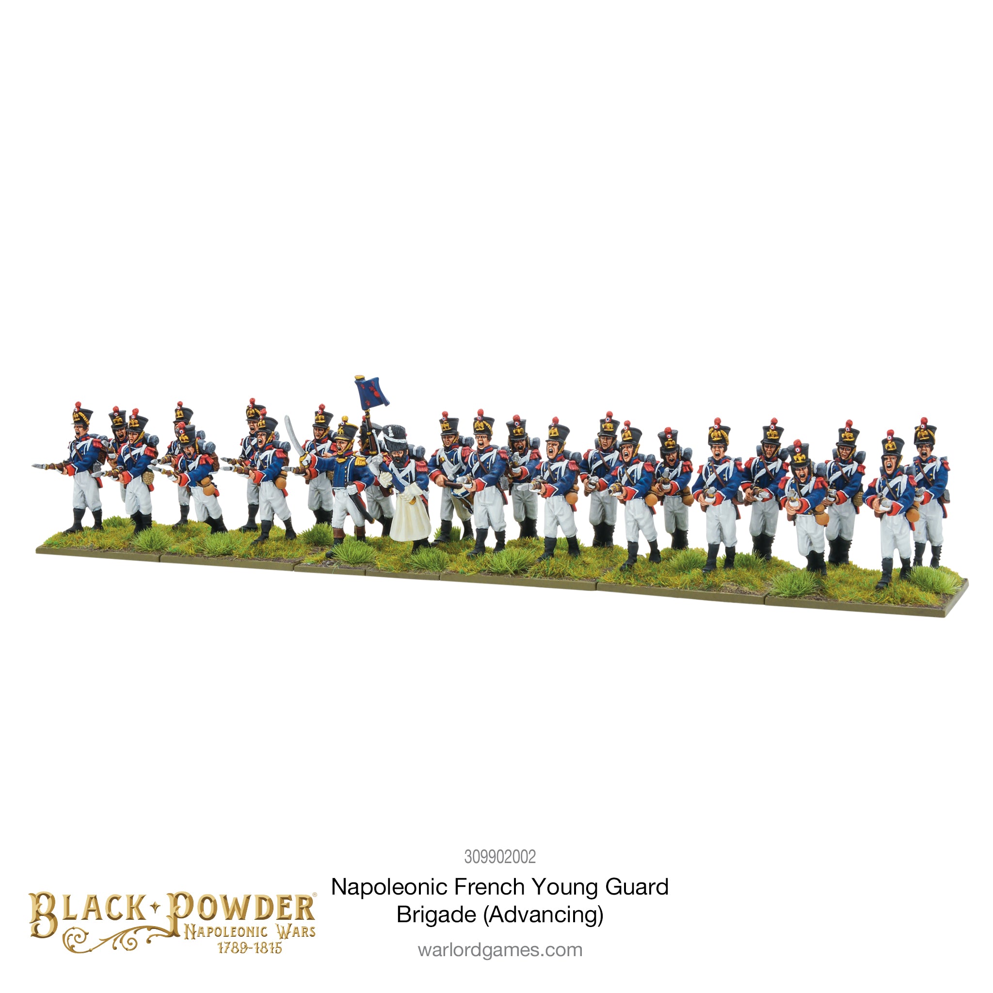 Napoleonic French Young Guard Brigade (Advancing)