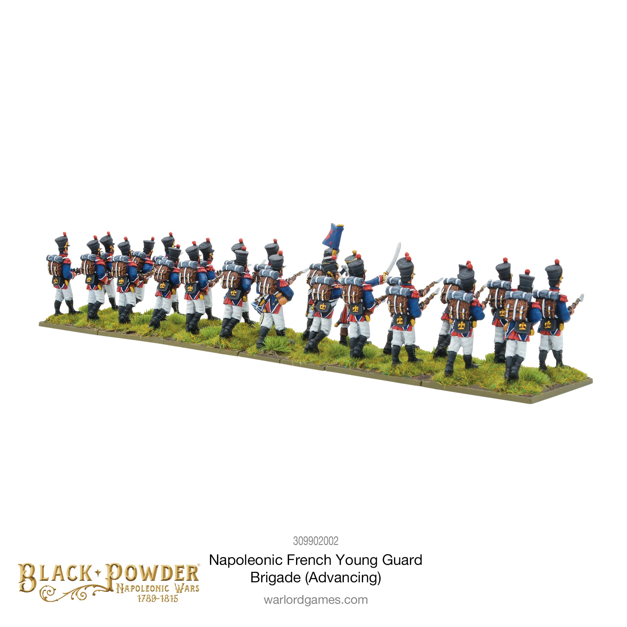 Napoleonic French Young Guard Brigade (Advancing)