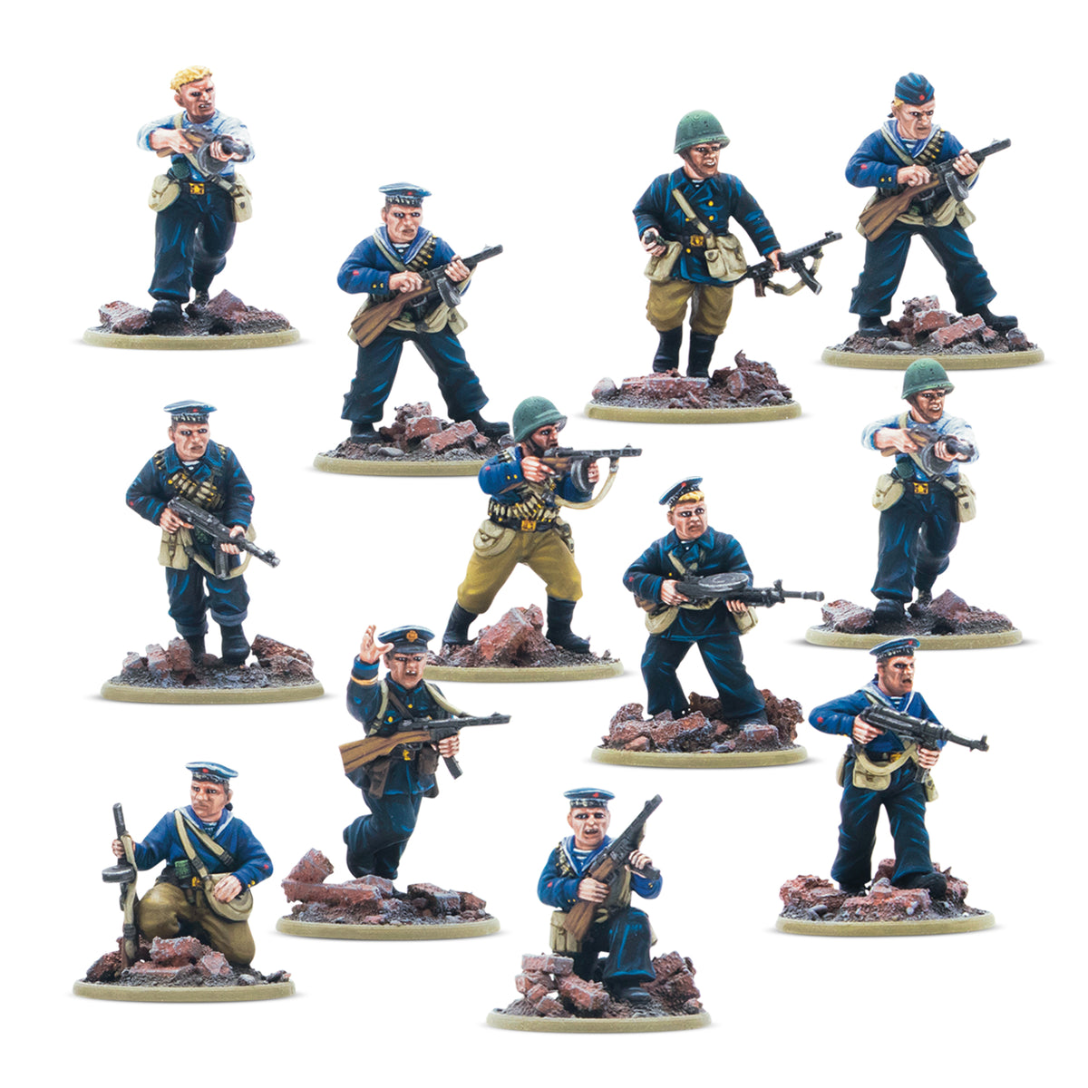 Soviet Naval Brigade veteran squad