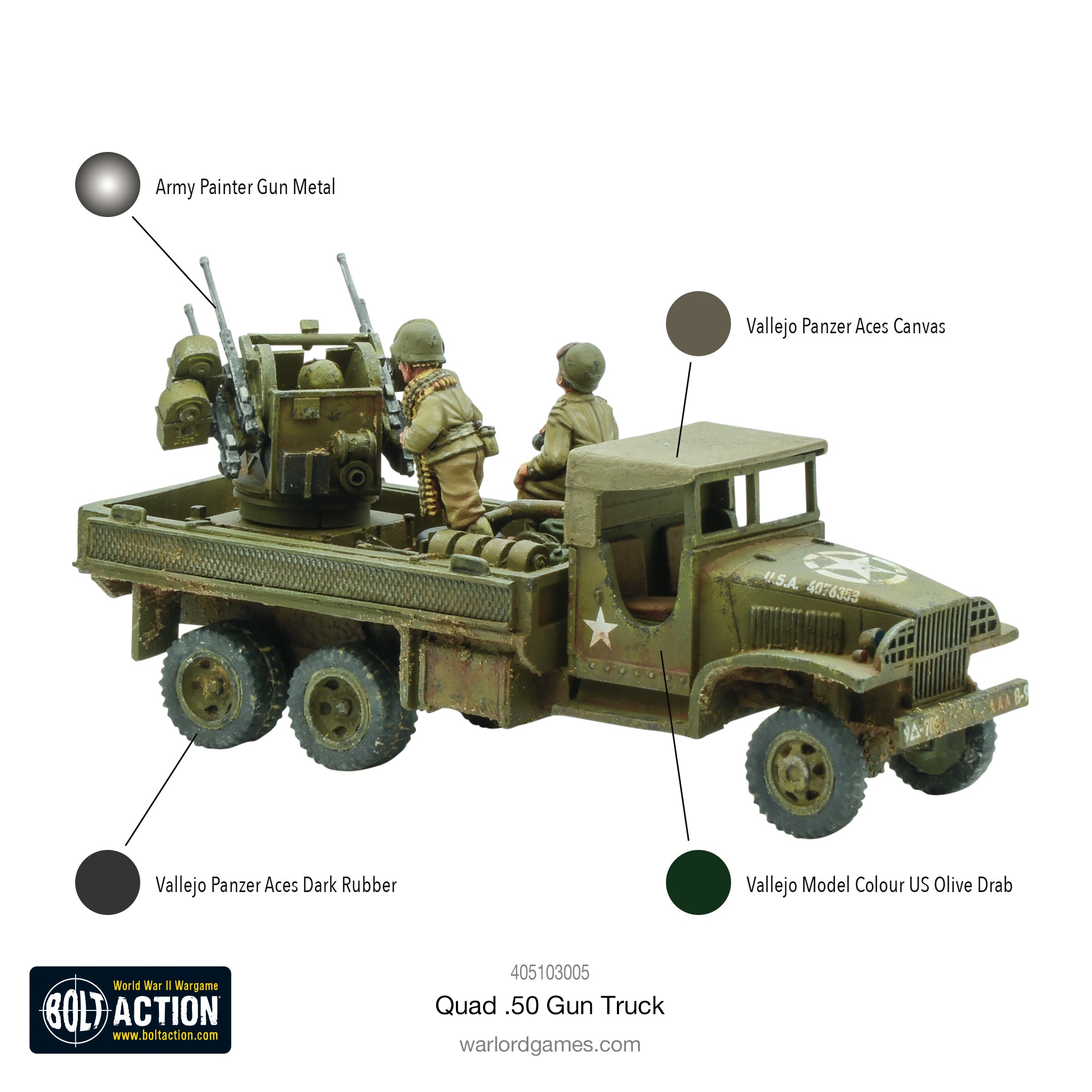 Quad 50 Gun Truck