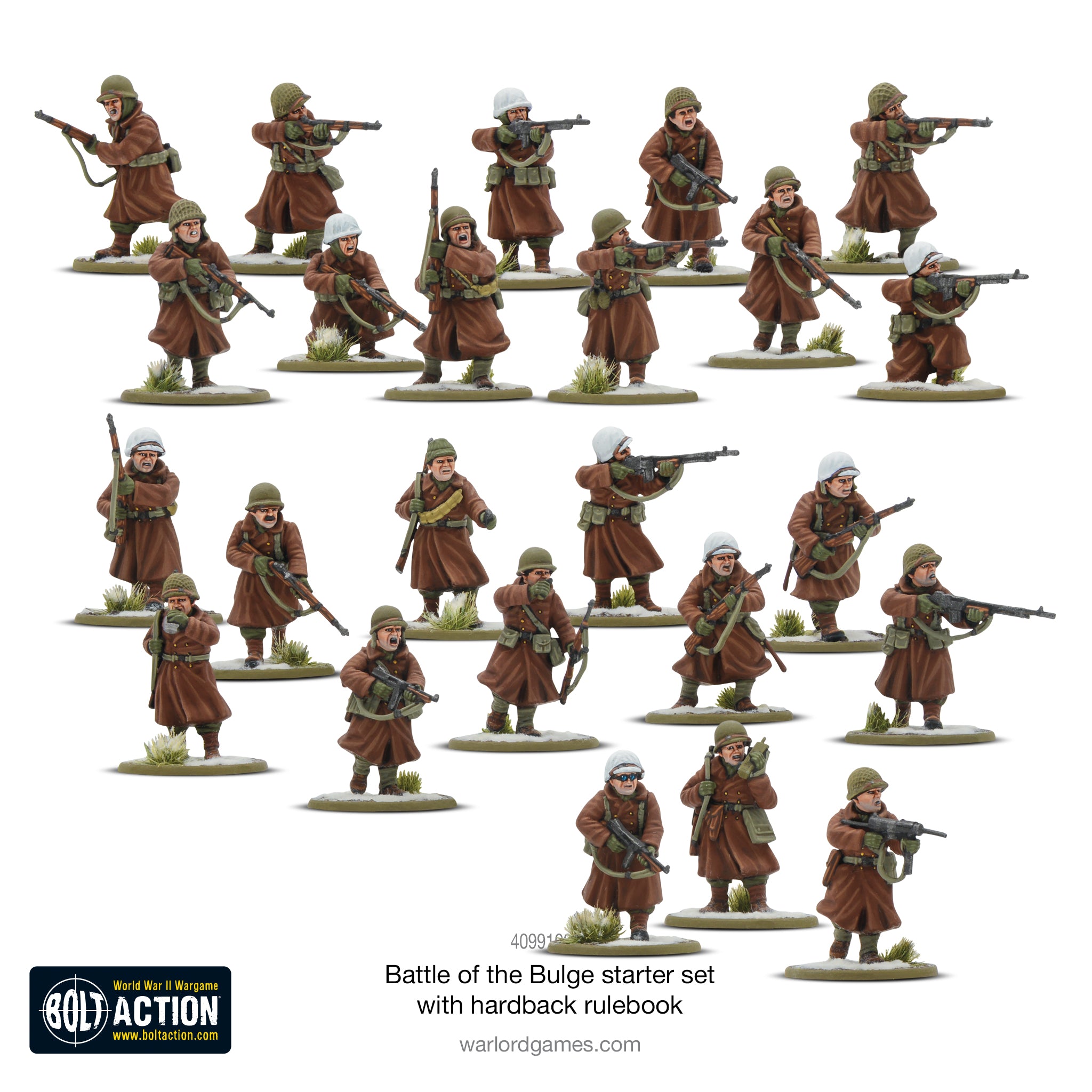 Bolt Action - Battle of the Bulge Starter Set with Hardback Rulebook