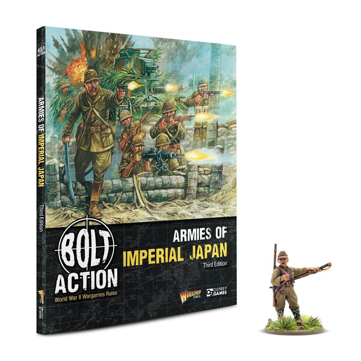 Armies of Imperial Japan with 'Into the Jungle' (Hiroo Onoda) book miniature