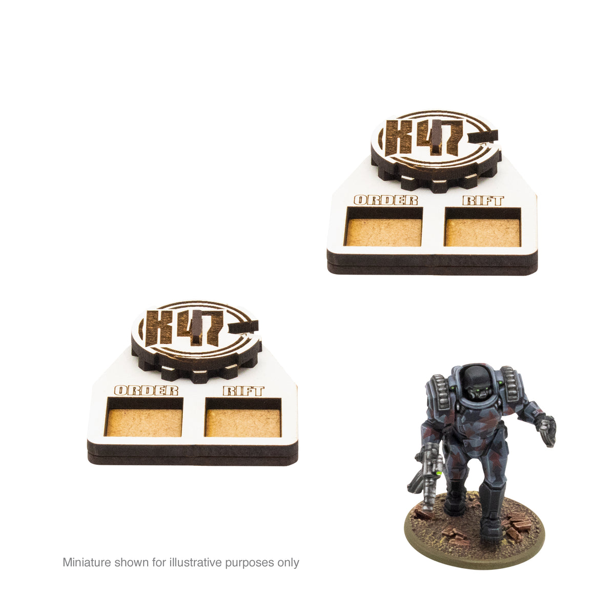 Konflikt '47 MDF Rift Unit Pin Markers