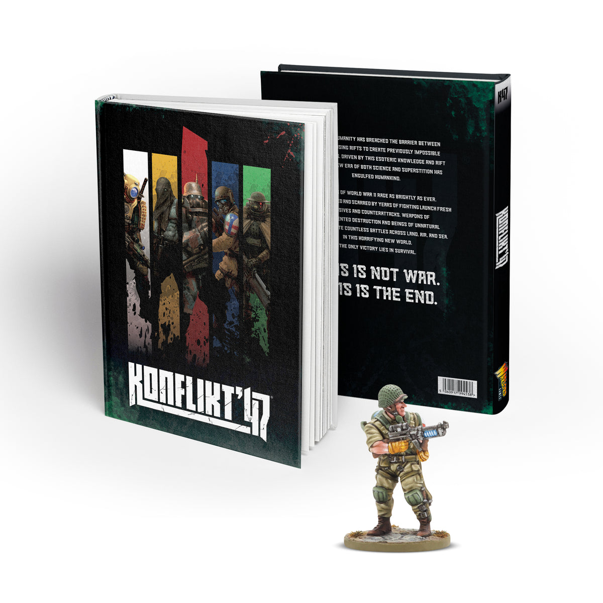 Konflikt '47 Rulebook with special miniature