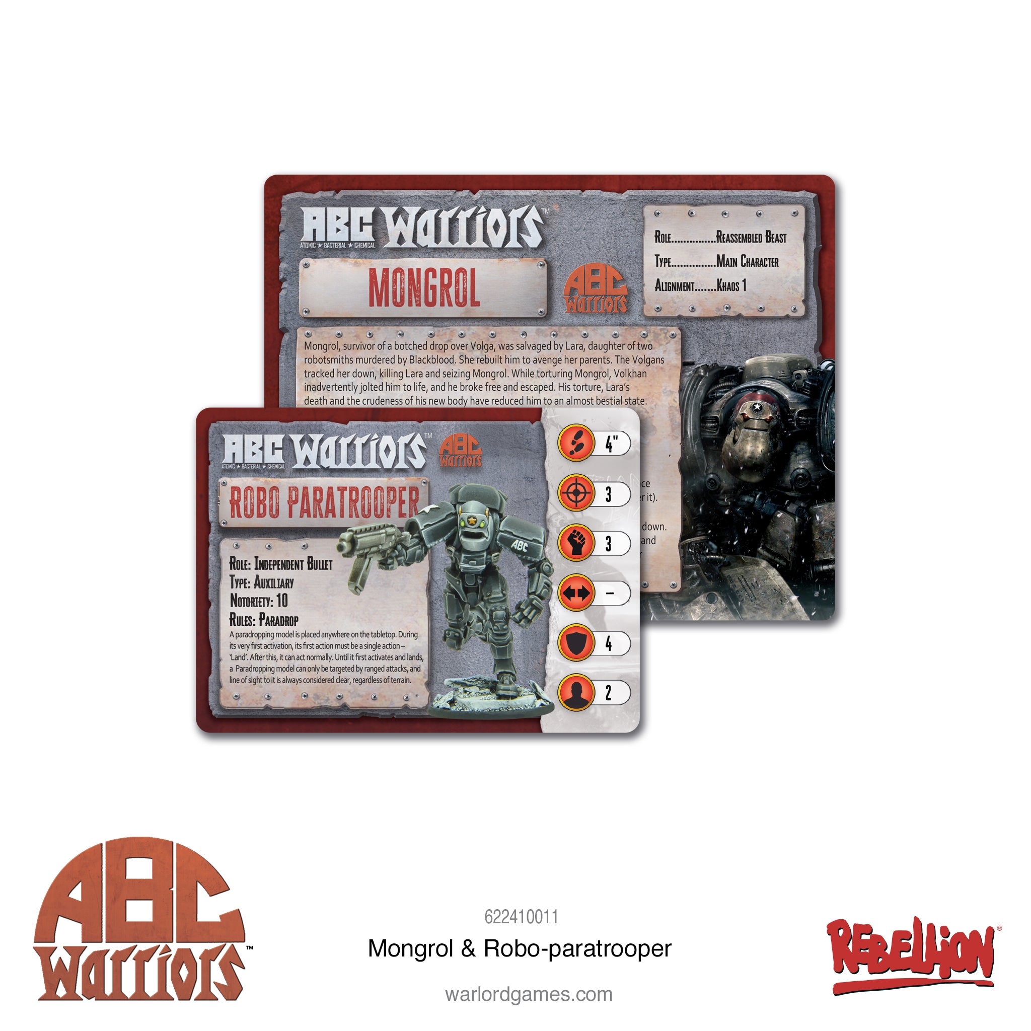 ABC Warriors: Mongrol & Robo-paratrooper