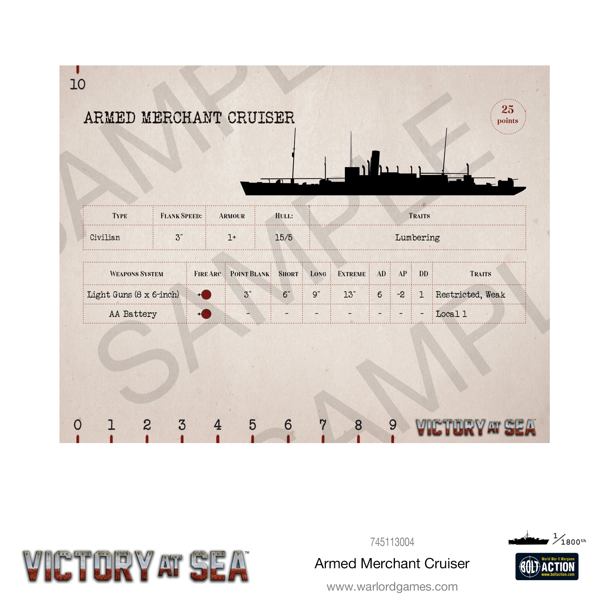 Victory at Sea - Armed Merchant Cruisers
