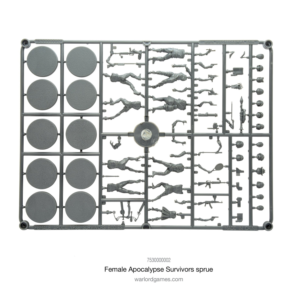 Female Apocalypse Survivors bodies sprue