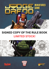 Judge Dredd rulebook (Signed by Authors)