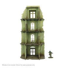 City in Ruins - 4 Storey Building Facade (1)