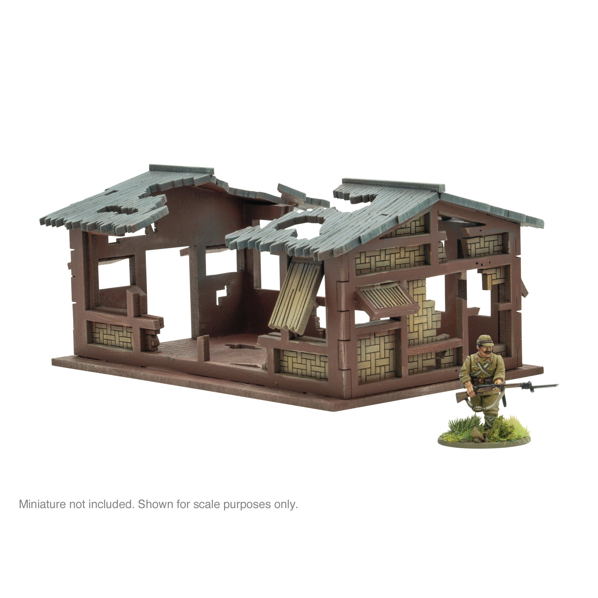 Pacific Theatre Small building ruins