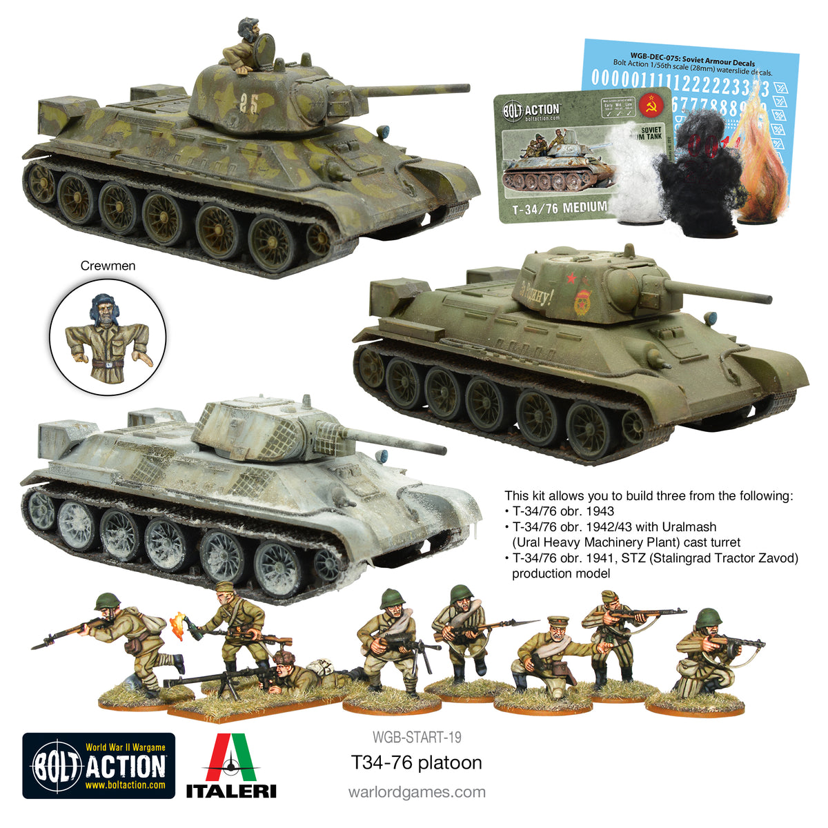 Soviet T34/76 platoon