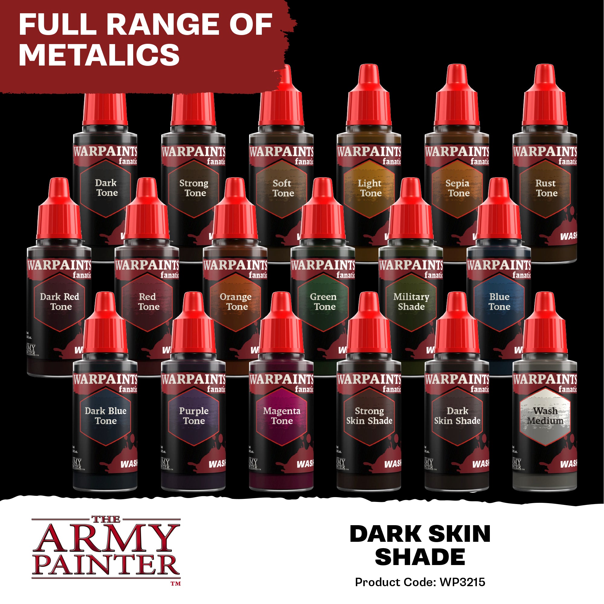 Warpaints Fanatic Wash: Dark Skin Shade