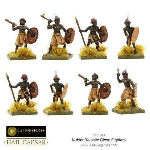 Nubian/Kushite Close Fighters